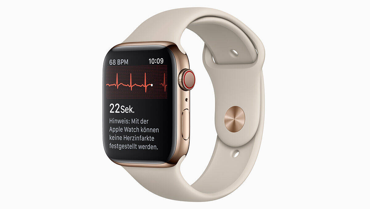 Abstrich ade? Die Gesundheitsdaten der Apple Watch können vorzeitig auf eine Corona-Ansteckung hinweisen.