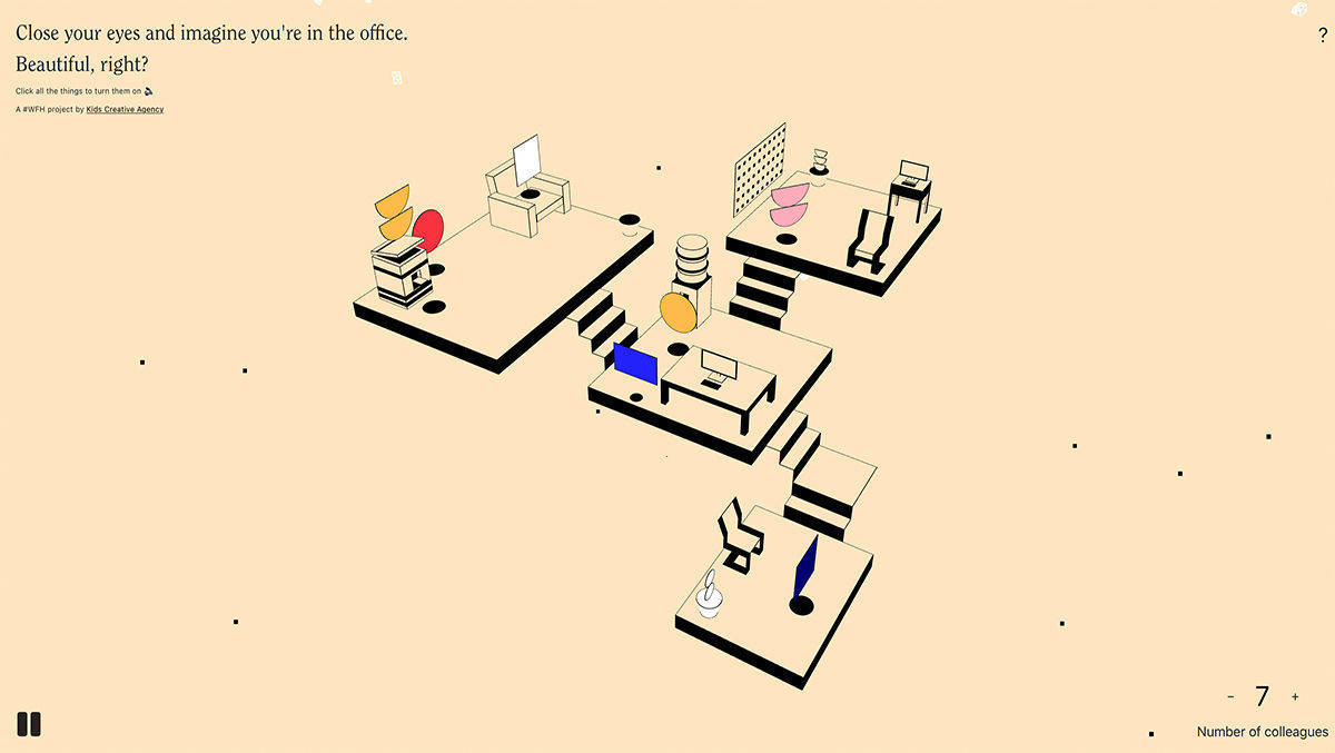 Büro to go – die Berliner Website iMissTheOffice bringt den gewohnten Klangteppich nach Hause.