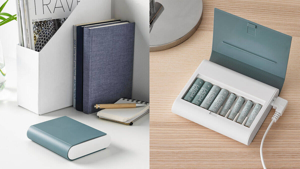 Entdecke die Lademöglichkeiten: Das neue "Akku-Buch" von Ikea.