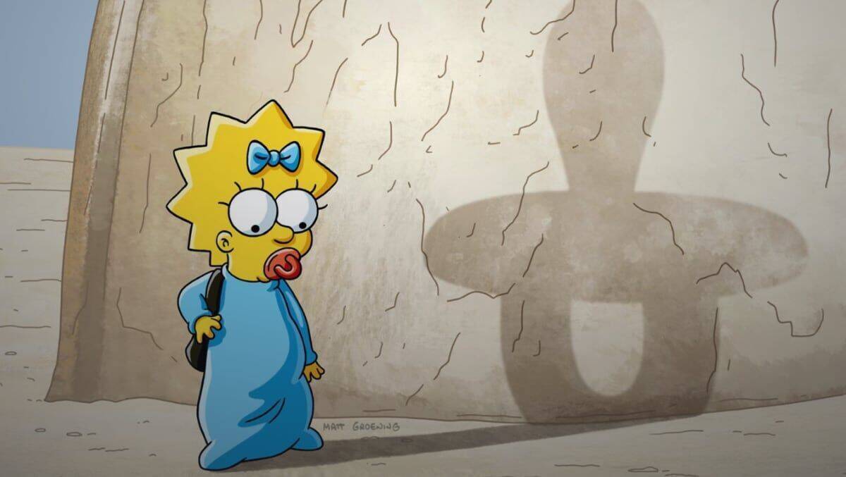 Auch Maggie Simpsons mischt in dem exklusiven Kurzfilm kräftig mit.