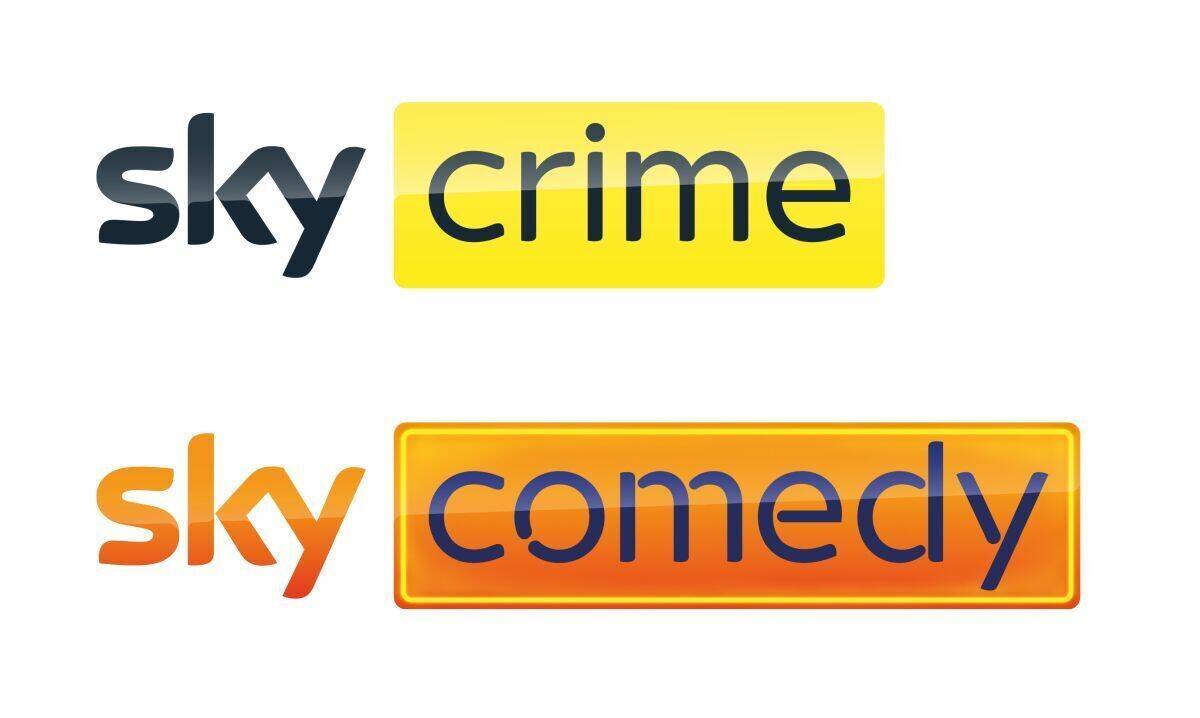 Sky Crime Comedy Logos