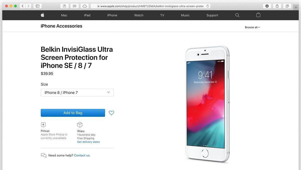4,7-Zoll-Bildschirmfolie auch fürs SE – so plauderte Apple den Namen des neuen iPhones aus.