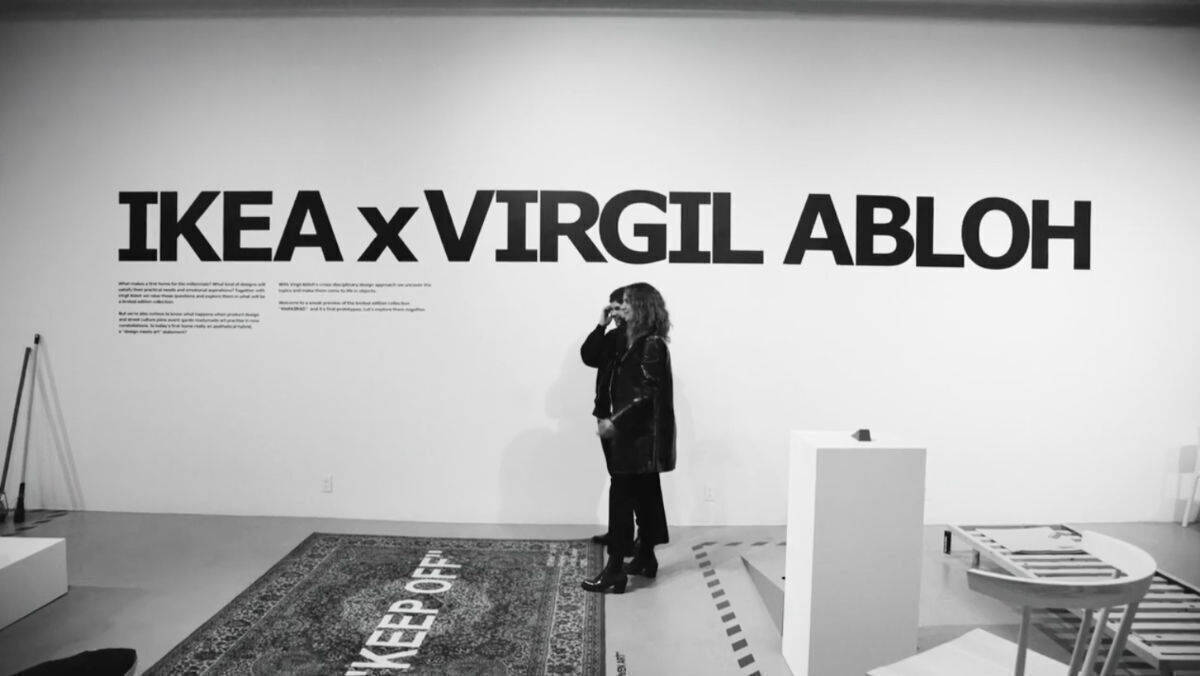 Der Keep-Off-Teppich von Virgil Abloh für Ikea war innerhalb von Minuten vergriffen.