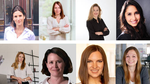 Acht erfolgreiche Frauen aus der Marketing- und AdTech-Welt.