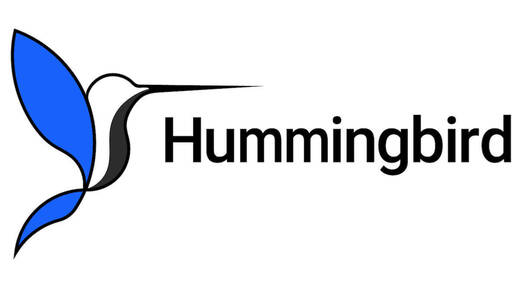 So sieht das offizielle Logo von Hummingbird aus.