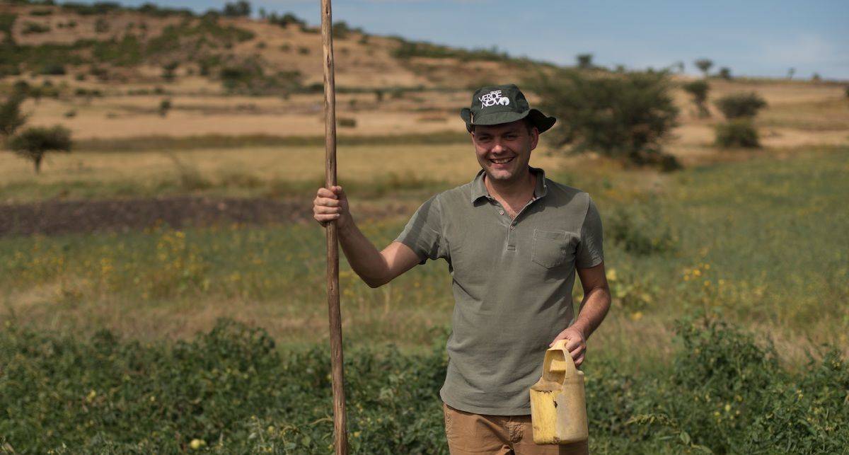 Pieter van Midwoud, Tree Planting Officer bei Ecosia, in Äthiopien