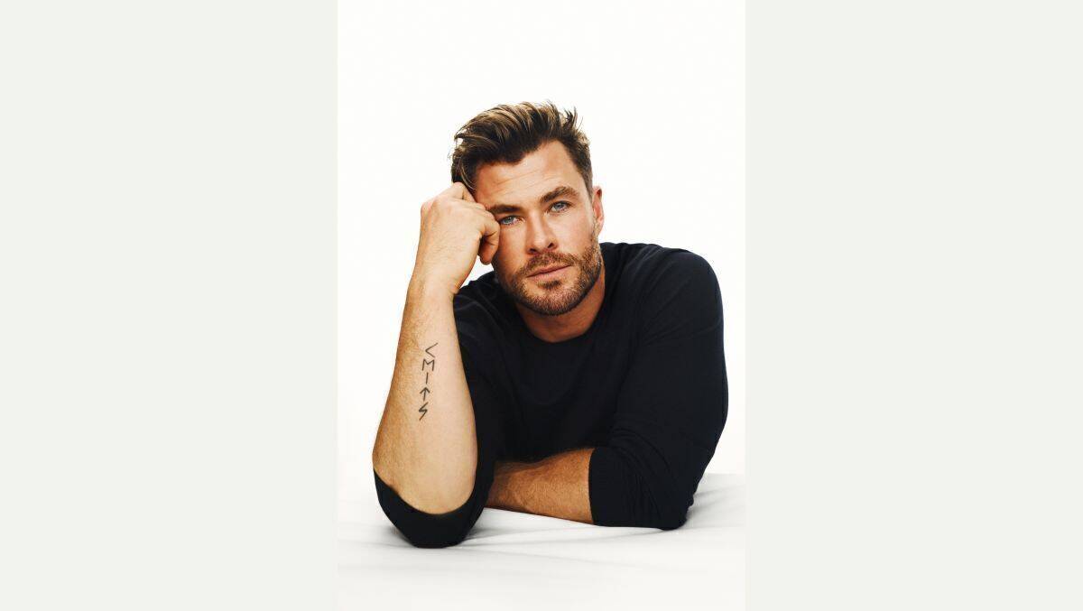 Chris Hemsworth modelt für Boss.