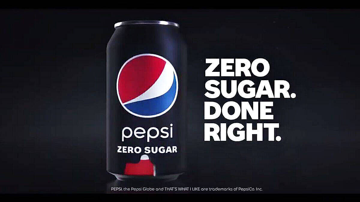 Pepsi sponsort die Halbzeitpause. Das reicht. 
