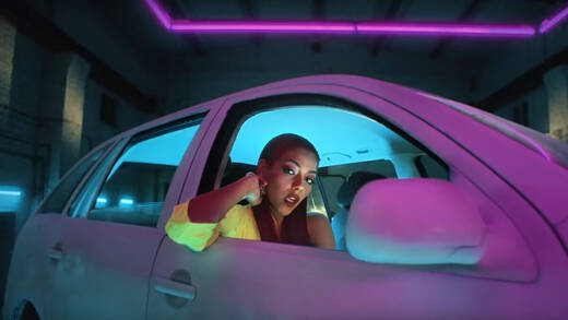 Szene aus dem Musik-Video. 