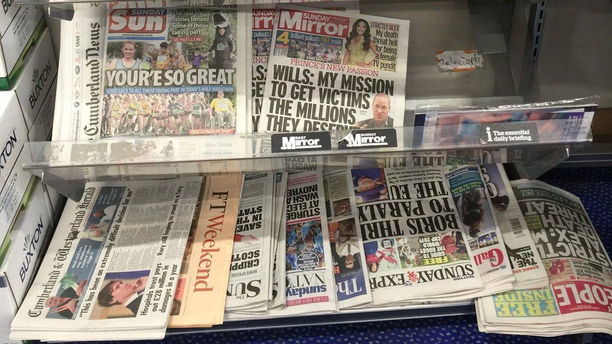 Immer mehr Briten verzichten auf den Kauf einer Zeitung.
