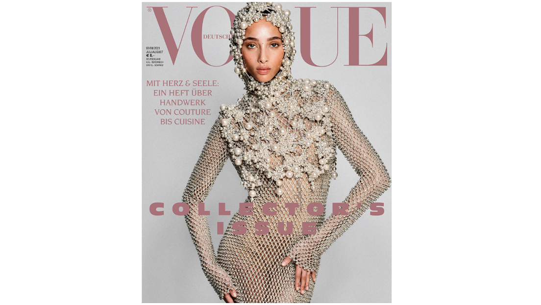 Goldenes Handwerk: die erste "Collector's Issue" der Vogue.