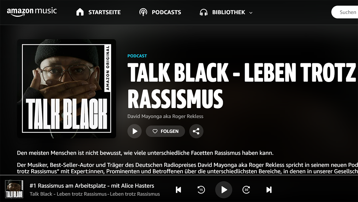 "Talk Black" will über rassistische Strukturen in Deutschland sprechen.