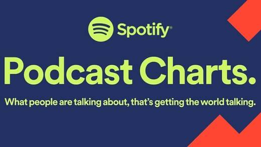 Mit diesem Logo bewirbt Spotify die Erweiterung seiner Podcast-Charts.