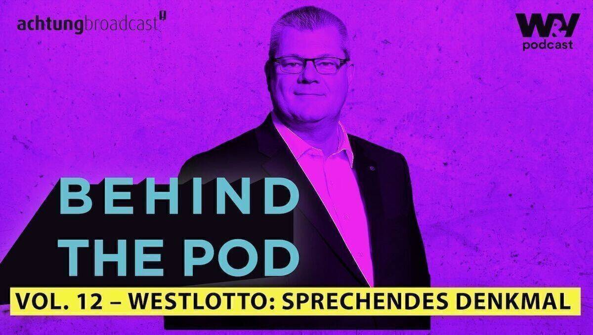 Axel Weber, Pressesprecher von Westlotto, spricht über die Motivation hinter dem Podcast "Sprechendes Denkmal".