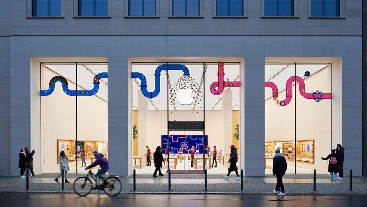 In unmittelbarer Nähe des Hackeschen Markts in Berlin-Mitte öffnet der zweite Hauptstadt-Store von Apple.