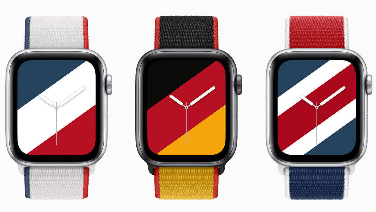 Deutschland bleibt im Spiel – zumindest auf dem Zifferblatt der Apple Watch.