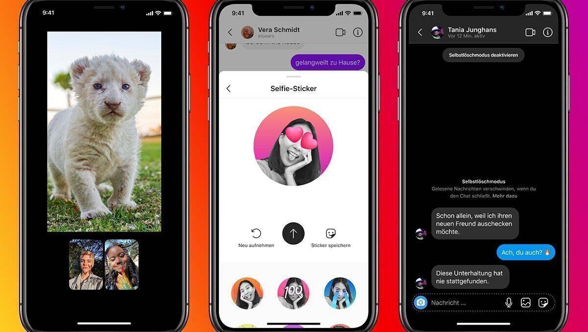 Der Instagram-Messenger wird mit dem Facebook-Pendant verknüpft und bekommt diverse neue Funktionen.