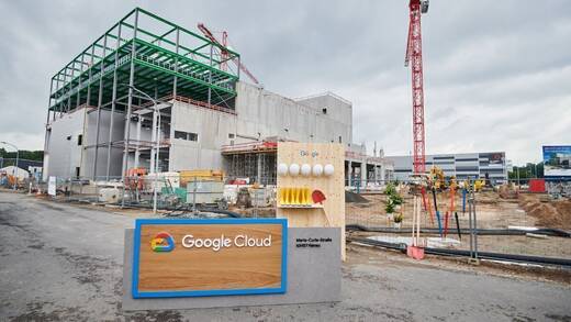 Das neue Google-Rechenzentrum in Hanau soll 2022 in Betrieb genommen werden.