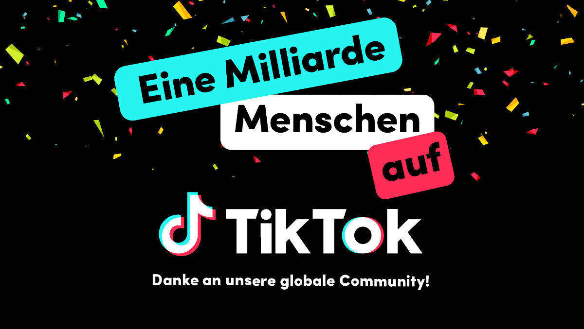 TikTok hat jetzt mehr als eine Milliarde monatlicher Nutzer:innen.