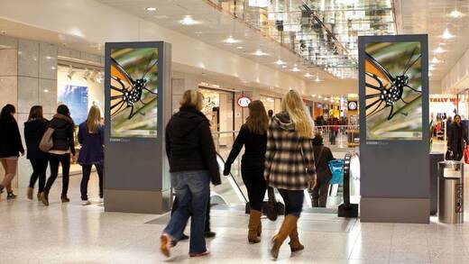 Die Mobilität hat sich stark verändert - Shopping Malls werden derzeit kaum frequentiert.